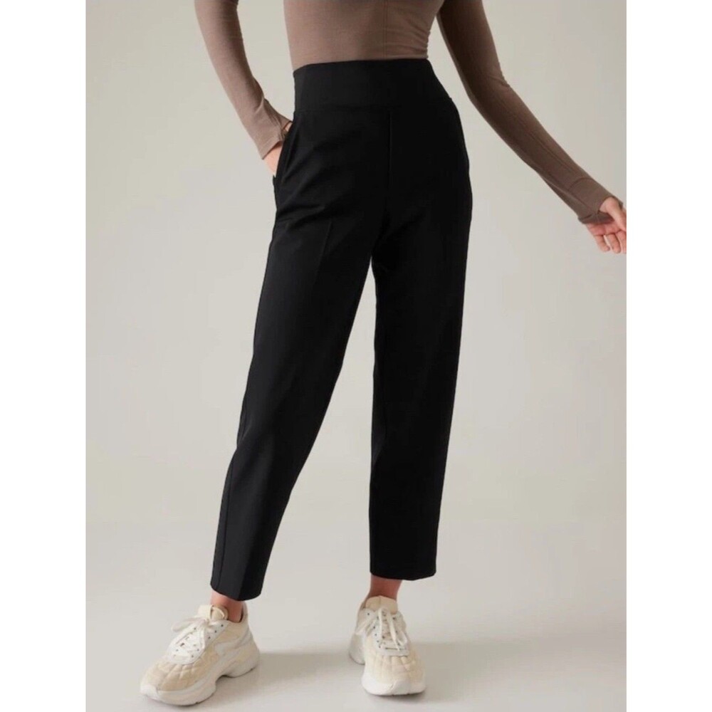 Athleta Endless Pant Black 2  Small Comfort City Casual Travel